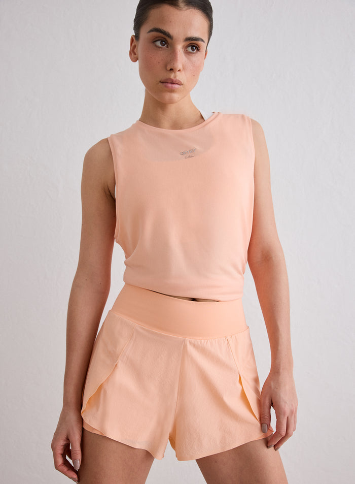 Peach Running Shorts