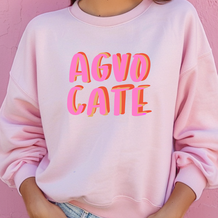 Peachy Agvocate– Crewneck