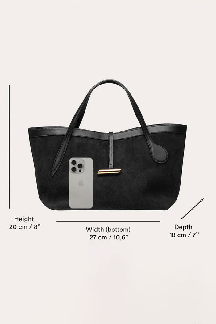 Petite Penne Tote - Herb Suede