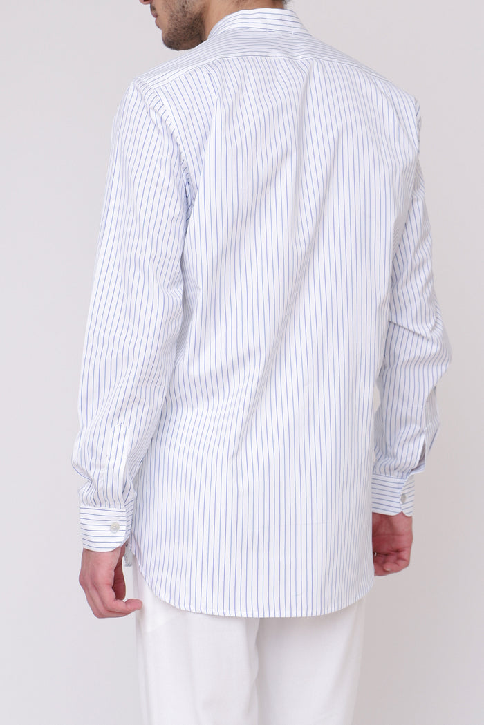 Philippe Cotton Light Blue Lines Shirt