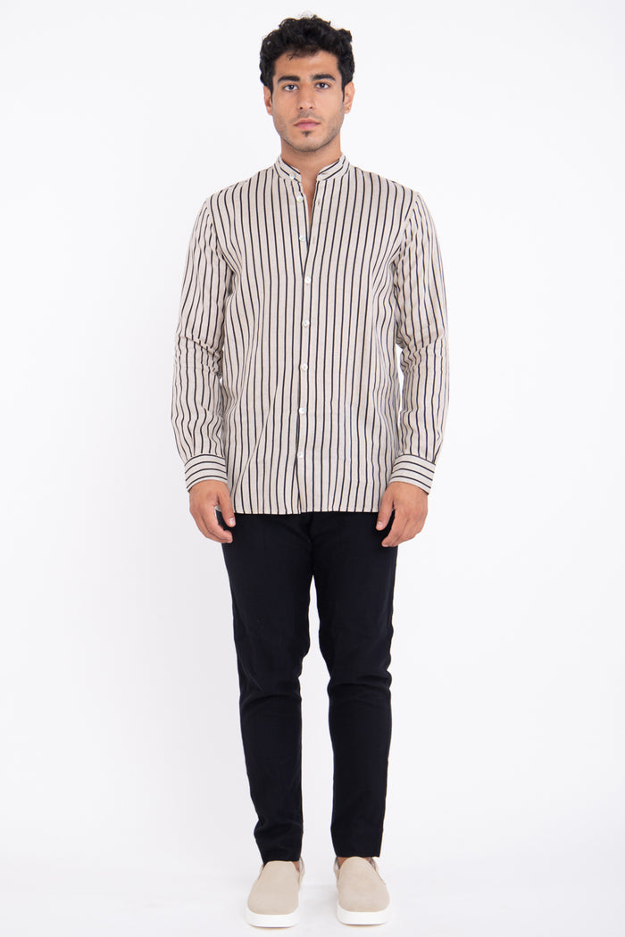 Philippe Cotton Striped Shirt