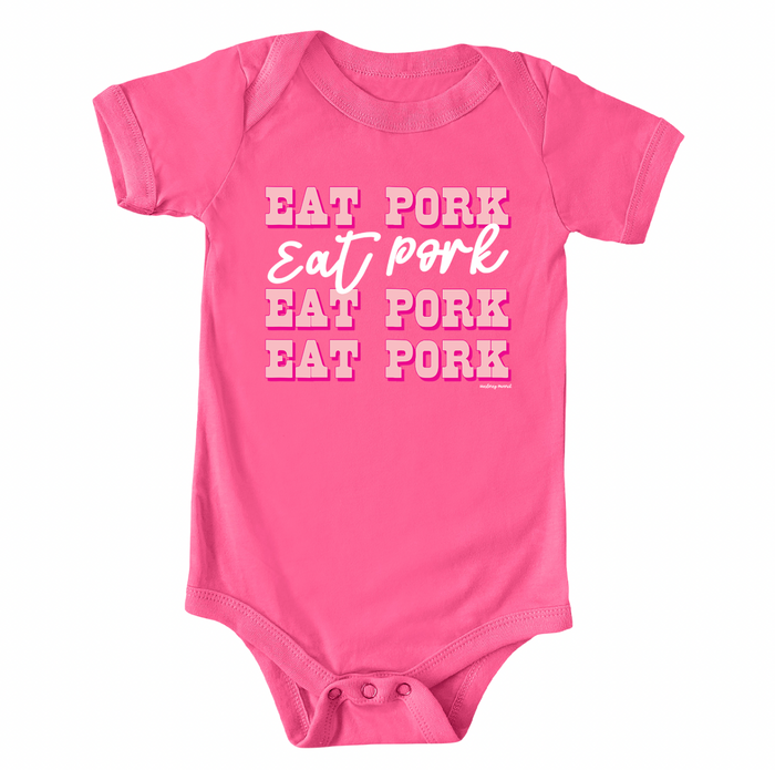 Pink Western Eat Pork Dolly– Infant/Toddler/Youth