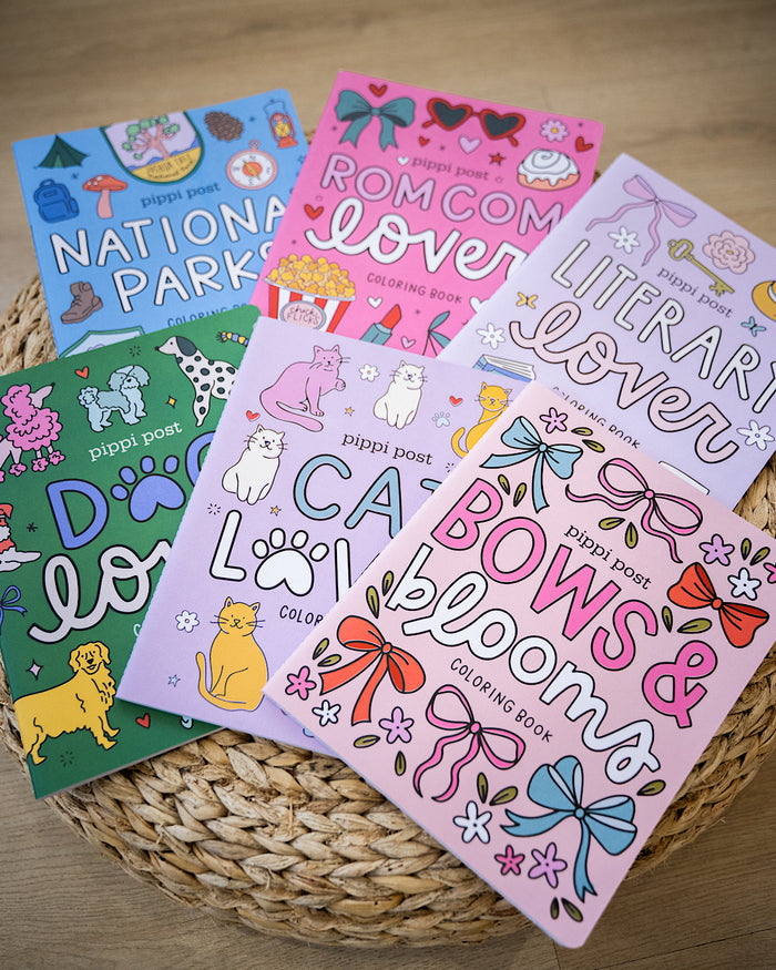 Pippi Post Coloring Book - 6 Options Pippi Post