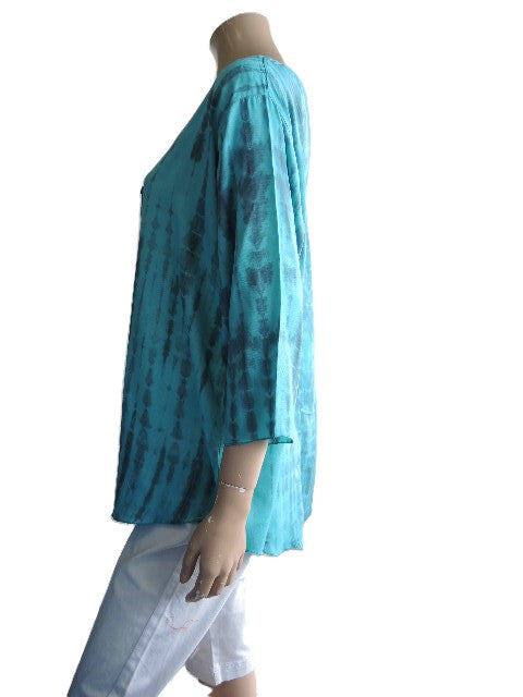 Plus Rayon Tassel Top