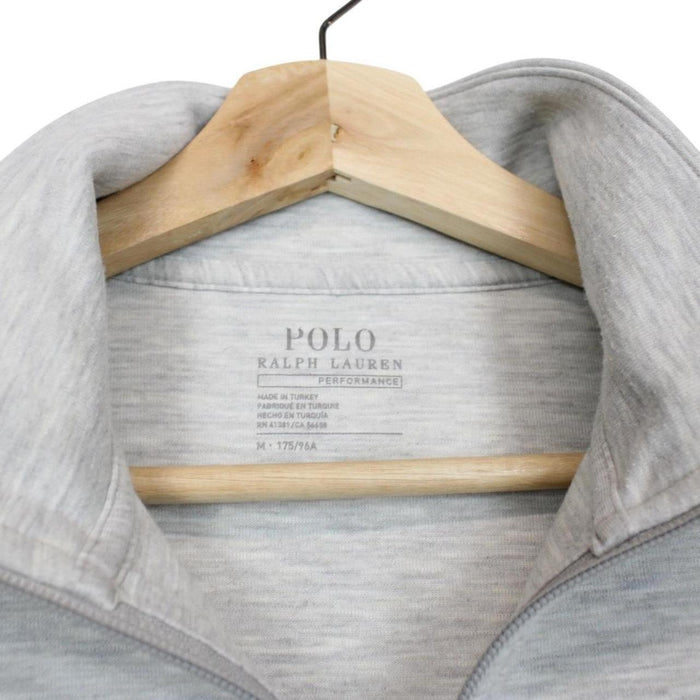 Polo Ralph Lauren Grey 1/4 Zip Logo Sweatshirt Jumper