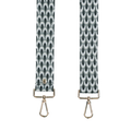 Pom Pom Strap Black Peacock