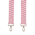 Pom Pom Strap Cerise Pink Aztec
