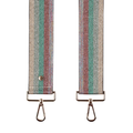 Pom Pom Strap Coral Pink Rainbow