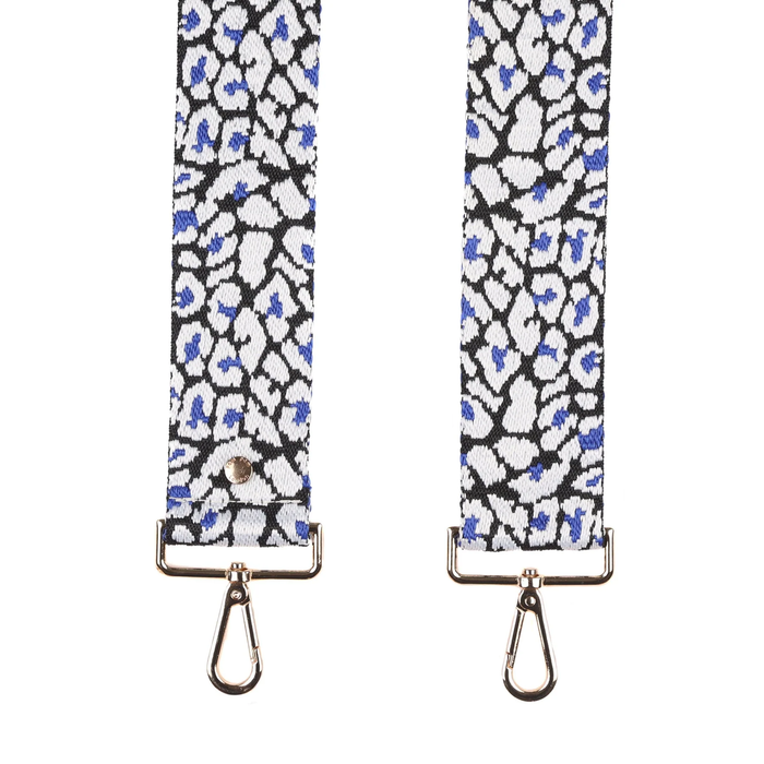 Pom Pom Strap Dazzling Blue Fleck