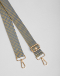 Pom Pom Strap Lupin Blue Mini Chevron
