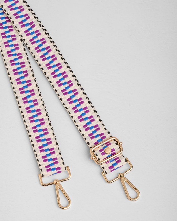 Pom Pom Strap Lupin Blue Twill