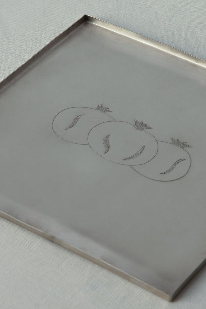 Pomegranate Square Tray