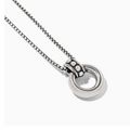 Pretty Tough Stud Ring Necklace