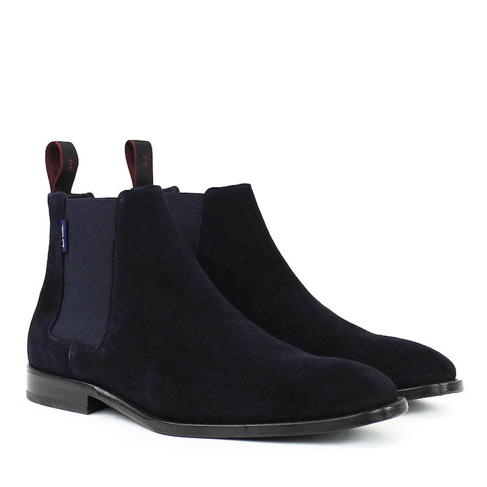PS Paul Smith - Gerald Chelsea Boots in Navy Suede - Nigel Clare