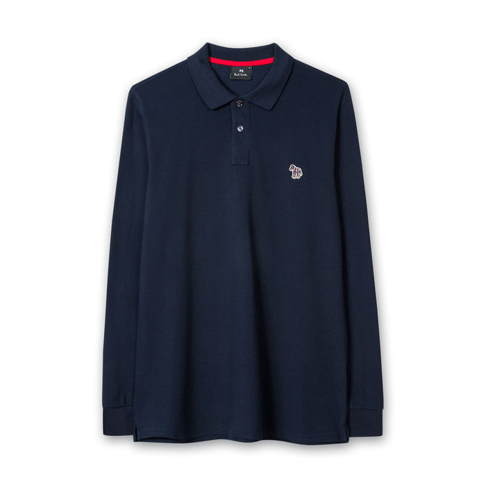 PS Paul Smith - Reg Fit LS Polo Shirt in Navy - Nigel Clare