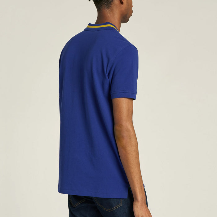 PS Paul Smith - Slim Fit 'Happy' Polo Shirt in Blue - Nigel Clare