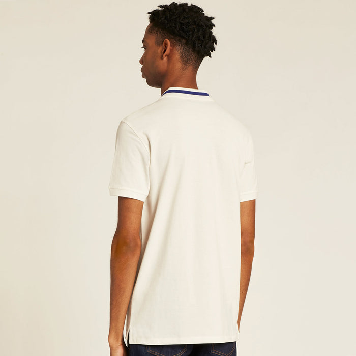 PS Paul Smith - Slim Fit 'Happy' Polo Shirt in Off White - Nigel Clare