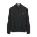 PS Paul Smith - Zip Neck Jumper in Dark Grey - Nigel Clare