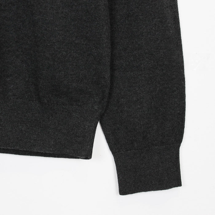 PS Paul Smith - Zip Neck Jumper in Dark Grey - Nigel Clare