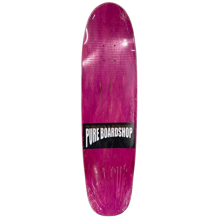 Pure 20 Year Turning & Burning Cruiser Shape Skateboard Deck 8.125"