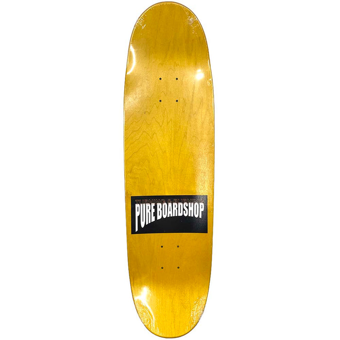 Pure 20 Year Turning & Burning Egg Shape Skateboard Deck 9"