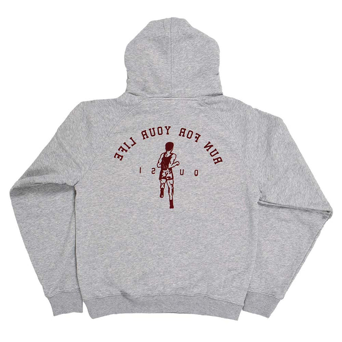 Quasi Run Hoodie heather grey pure boardshop
