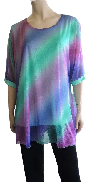RAINBOW KAFTAN TOP