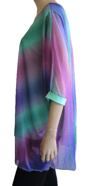 RAINBOW KAFTAN TOP
