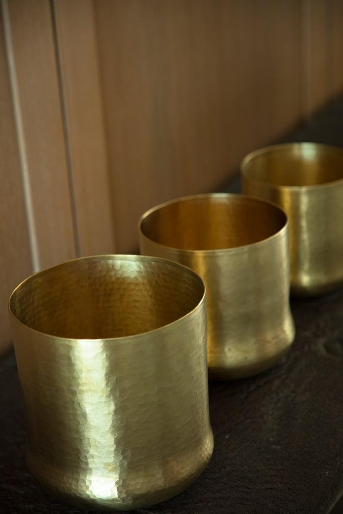 Ras Brass Planter