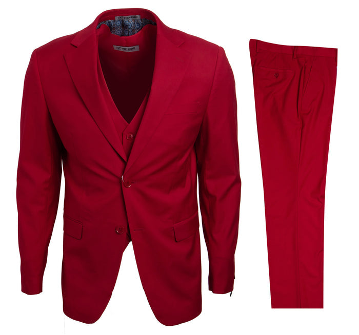 Red Stacy Adams Men's Suit - Giorgio's Menswear