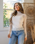 Rhinestone Mesh Top - Color Options Available! Zutter Cream