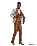Rust Shawl Collar Paisley Mens-suit - Giorgio's Menswear