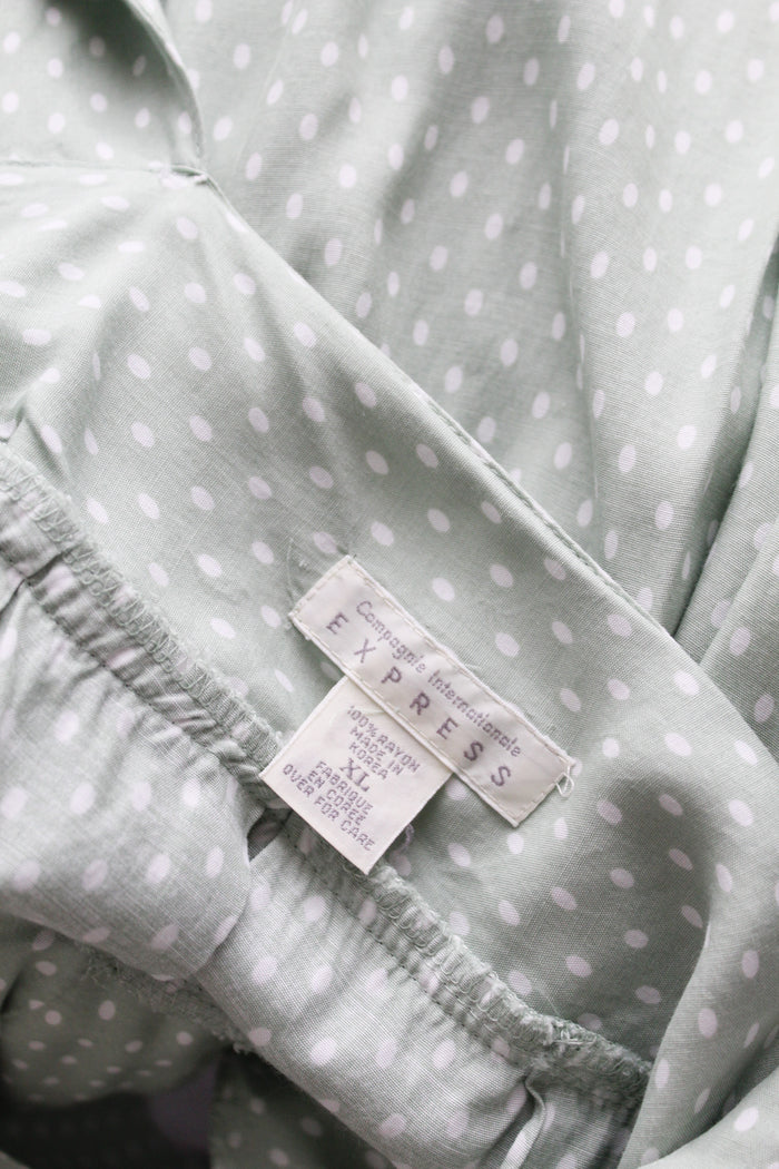 sage dot sundress