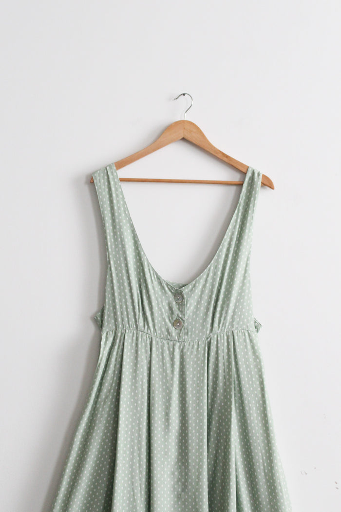 sage dot sundress