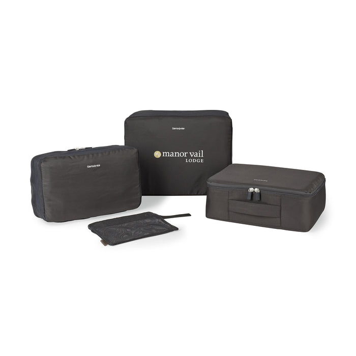 Samsonite Foldable Packing Cubes 4IN1 - Graphite | Custom Branded | Lemon Print