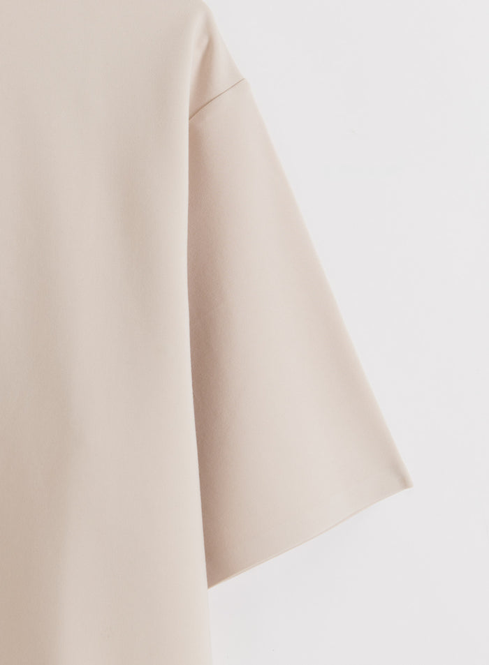 Sand Luxe Boxy Short Sleeve