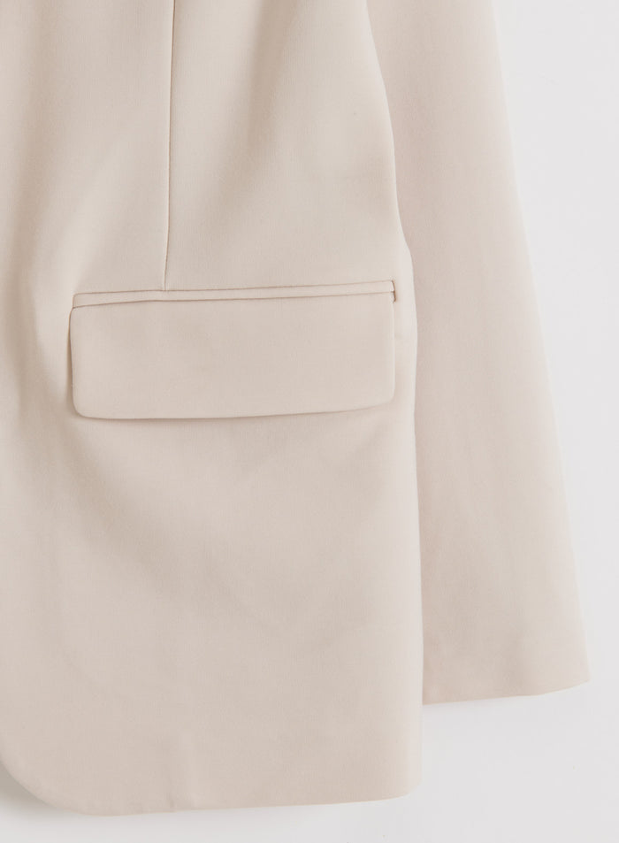 Sand Luxe Relaxed Blazer