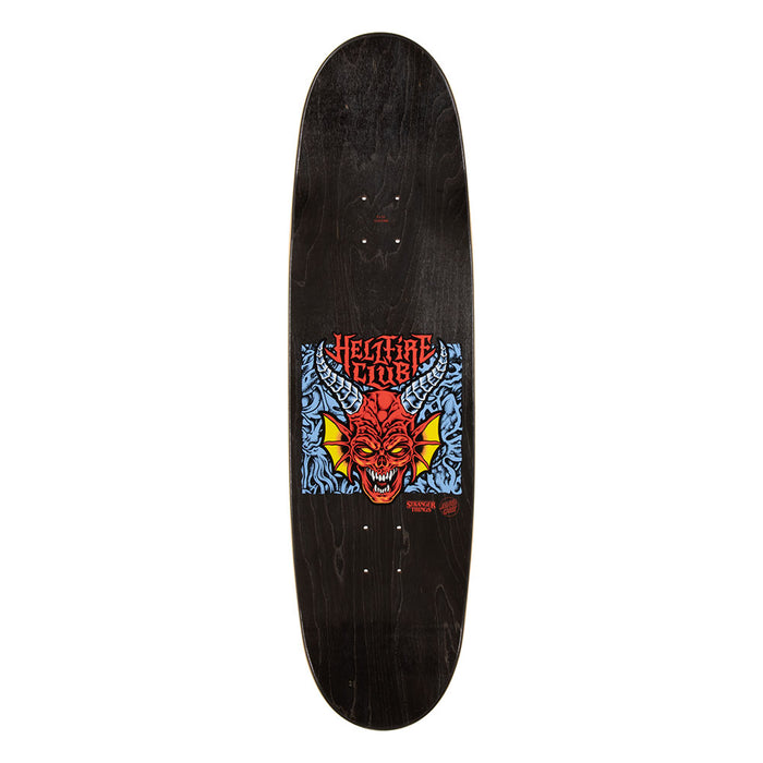 Santa Cruz X Stranger Things Hellfire Club Flames Skateboard Deck 9.0" pure boardshop