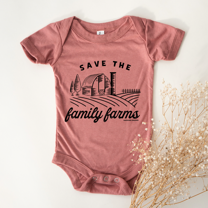 Save The Family Farms Black Ink - Infant/Toddler/Youth