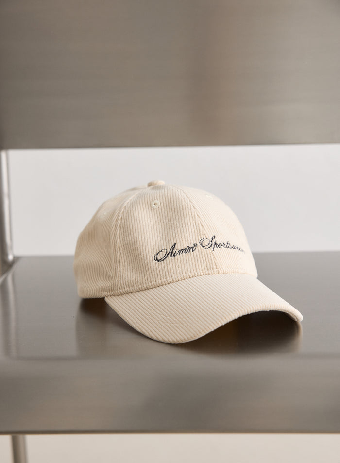 Script Corduroy Cap