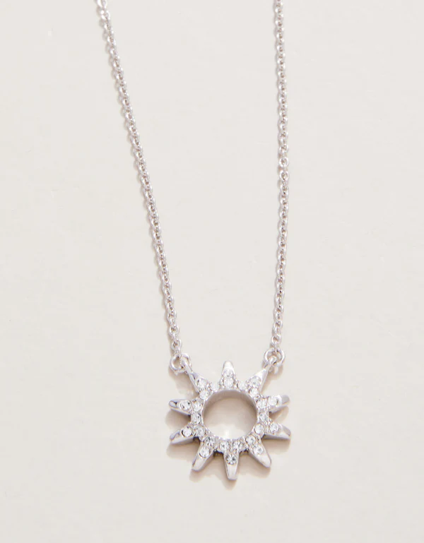 Sea La Vie Necklace 18'' Sunshine /Sun Silver