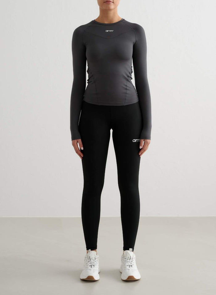 Shadow Grey Soft Basic Long Sleeve