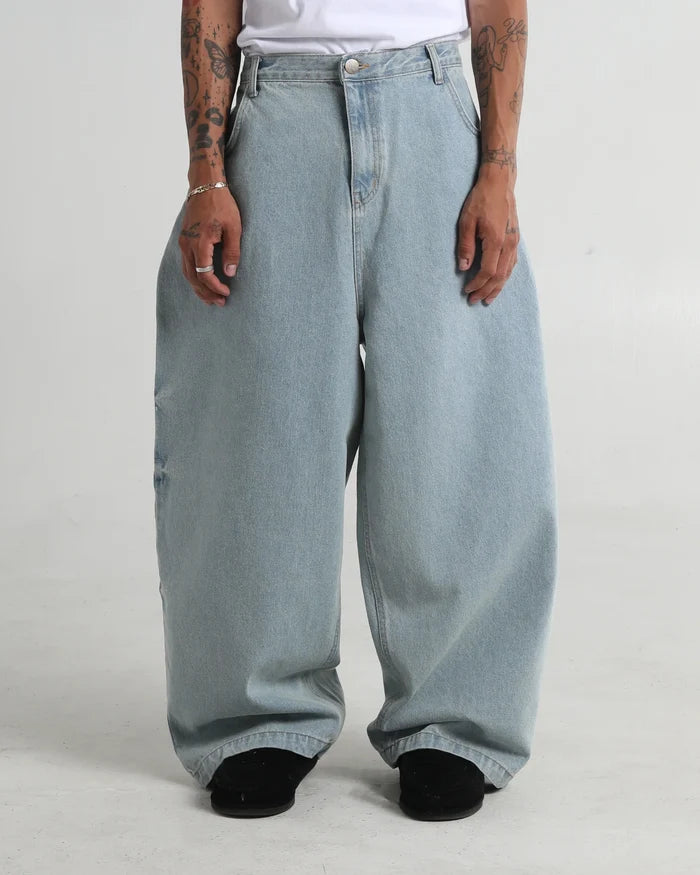 Shaka Wear Balloon Denim Pants