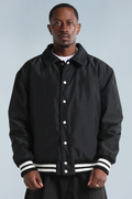 Shaka Wear Unisex Collared Varsity Jacket - SHCVBJ