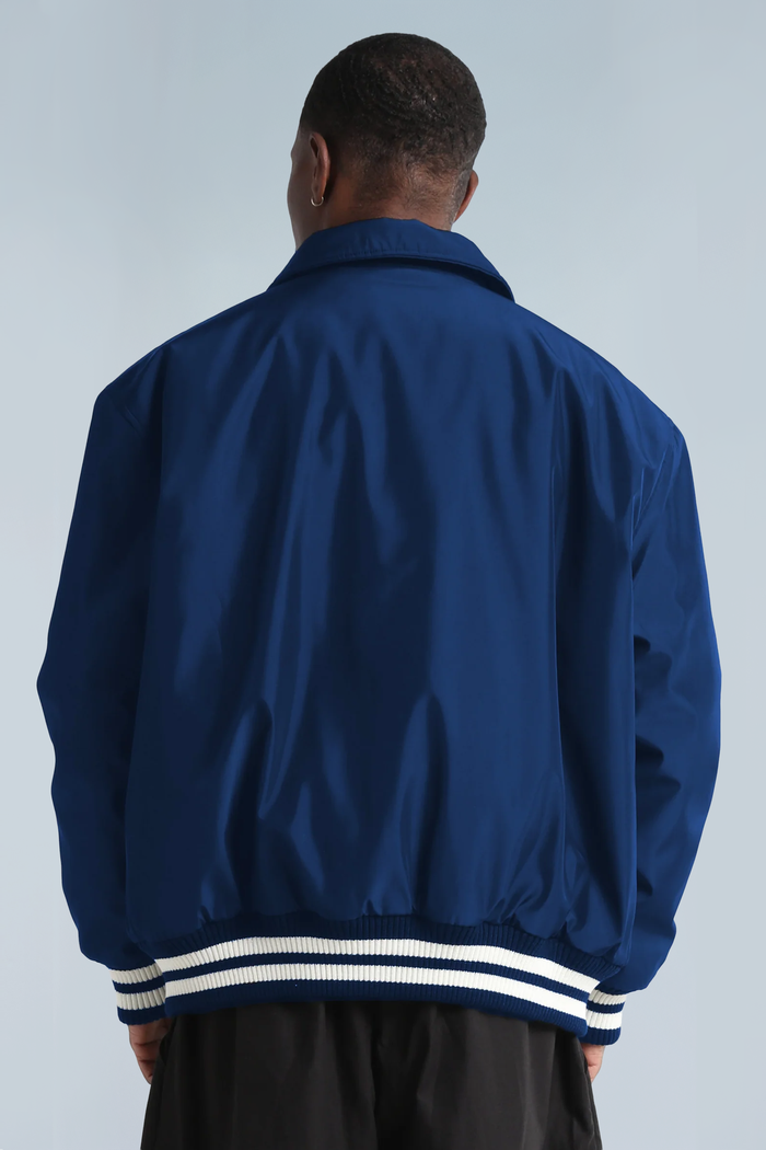 Shaka Wear Unisex Collared Varsity Jacket - SHCVBJ