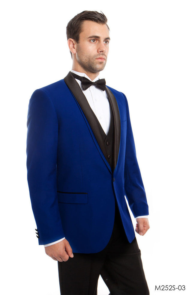 Shawl Collar 3-PC Tuxedo Slim Fit Prom Tuxedos - Giorgio's Menswear