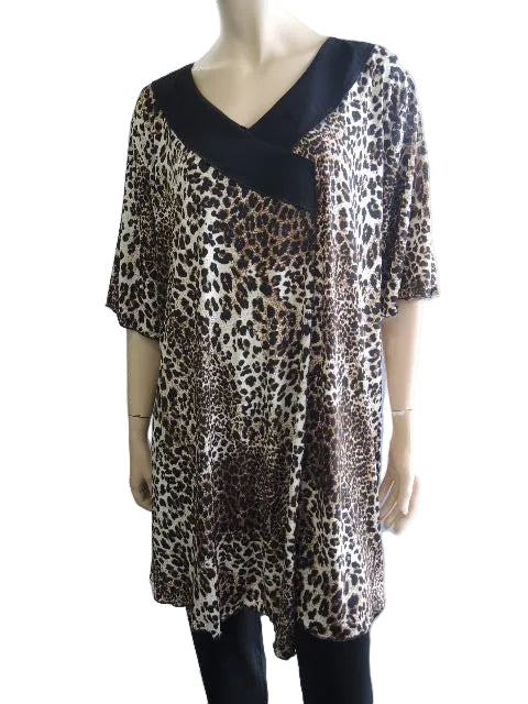 Shelz Flattering V Neck Top
