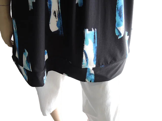 Shelz Stretch Pleat Front Top