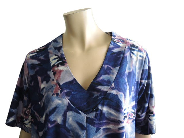Shelz Stretch V Neck Top