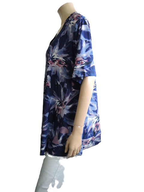 Shelz Stretch V Neck Top
